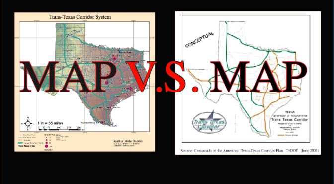 Mapping the GIS Adventure – Lab 2: The Texas Transportation Corridor Probably Had a Bad Cartographer